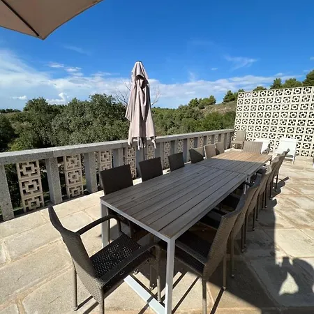 Luxury Villa Con Piscina Y Tenis Privados Argés Exterior photo